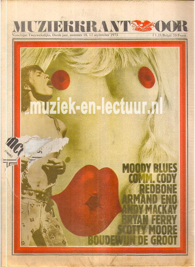 Muziekkrant Oor 1973 nr. 18